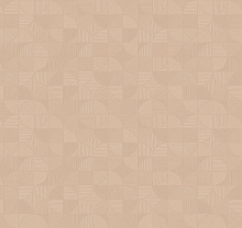 Коричневые обои с кругами Milassa Status III DM4 002